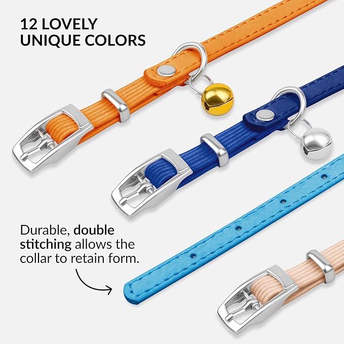 CollarDirect Leather Cat Collar - Image 5