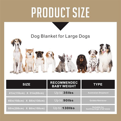 Dog Blankets for Large Dogs Upgraded, Dog Cat Flannel Blankets Washable - Image 7