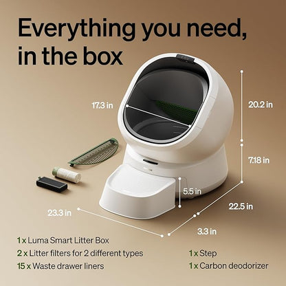 PETLIBRO Luma Automatic Cat Litter Box AI-Camera Waste Analysis, Auto - Image 8