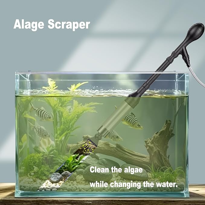 Carefree Fish Aquarium Gravel Cleaner 6Ft Hose Fish Tank Water Changer Gravel - Image 4