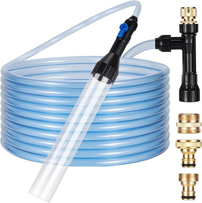 DXOPHIEX Gravel Vacuum for Aquarium Fish Tank Siphon Aquarium Water Changer by DXOPHIEX