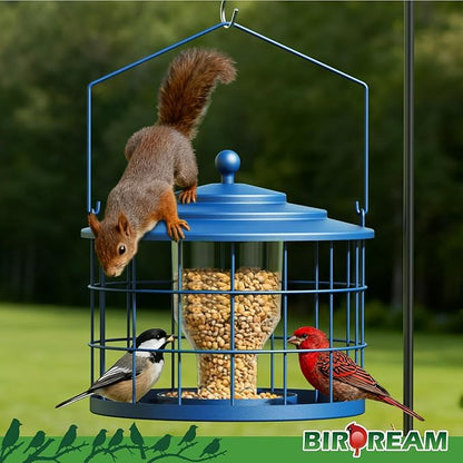 Squirrel Proof Bird Feeder, Metal Cage Bird Feeder - Image 5