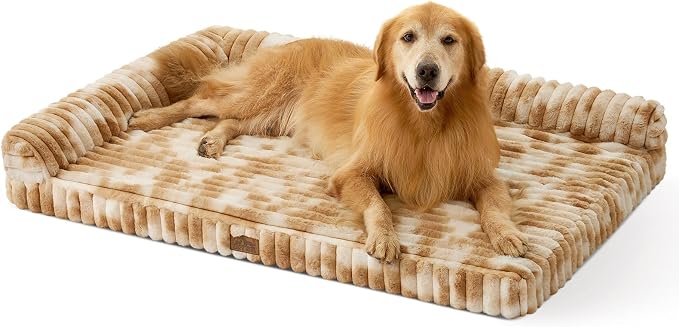 Cute Dog Bed, Faux Rabbit Fur Orthopedic Dog Bed by COZYKISS