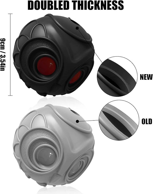 Giggle Ball for Dogs Owl Dog Toys for Aggressive Chewers Gift for Dog Natural - Image 2