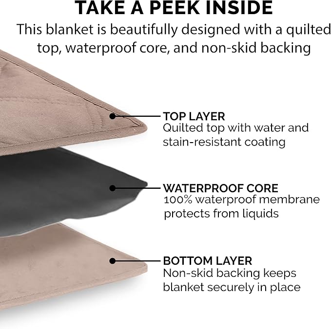 Furhaven Waterproof & Non-Slip Full Size Mattress Cover Protector - Image 7