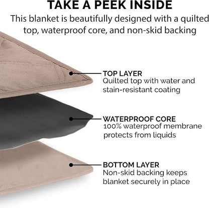 Furhaven Waterproof & Non-Slip Queen Size Mattress Cover Protector - Image 7