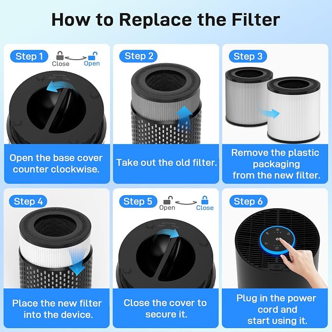 Air Purifiers for Home Bedroom Up to 1250 Ft² - Image 9