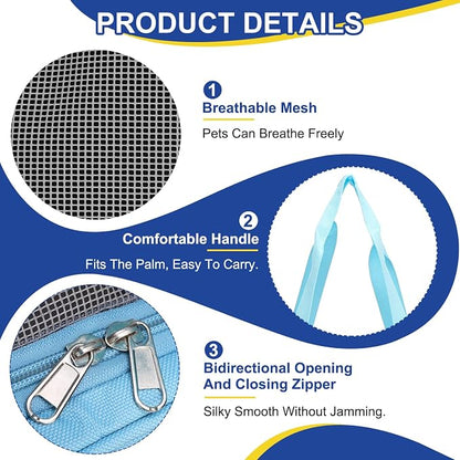 Pet Backpack Carrier, Portable and Ventilated, Oxford Cloth, Dogs Cats and - Image 3