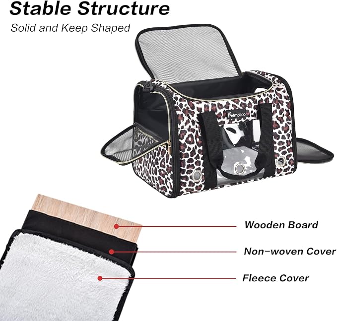 Petmolico Cat Carrier Soft-Sided Pet Bag - Image 5