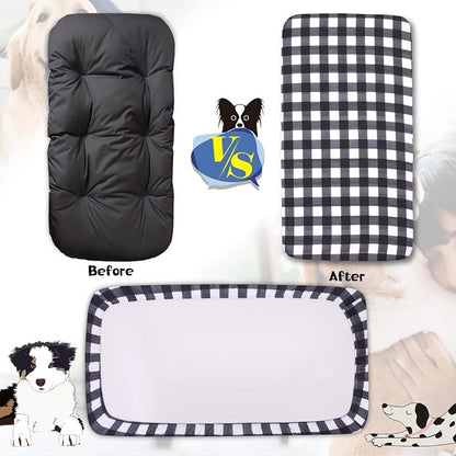 Replacement Dog Bed Covers Elastic Edged Washable Pet Bed Protector - Image 2