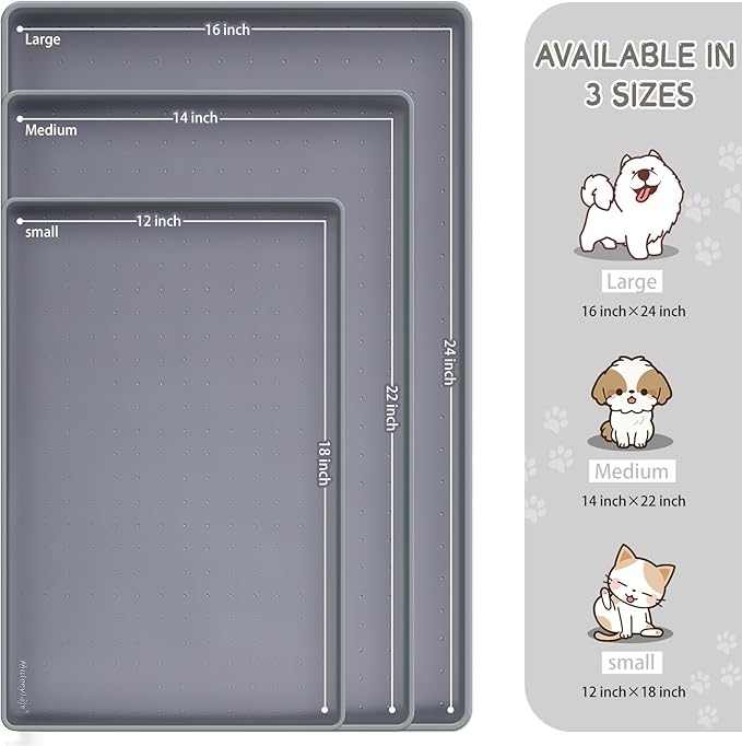 MateeyLife Silicone Cat & Dog Food Mat - Image 2