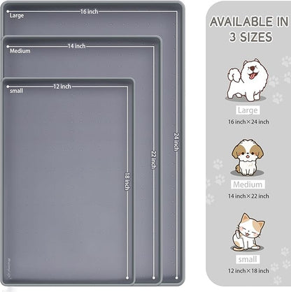 MateeyLife Silicone Cat & Dog Food Mat - Image 2