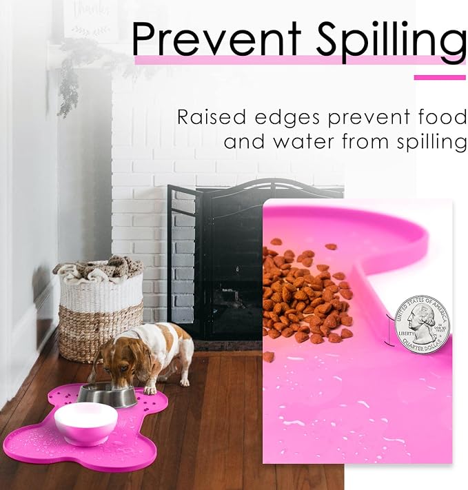 Super Design Dog Food Mat Dog Bowl Mat - Image 3