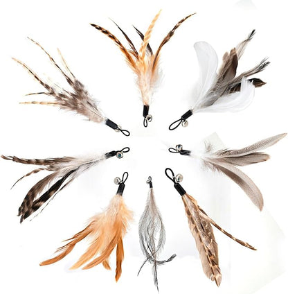 Natural unstained Feathers, Cat Feathers Refill - Image 4