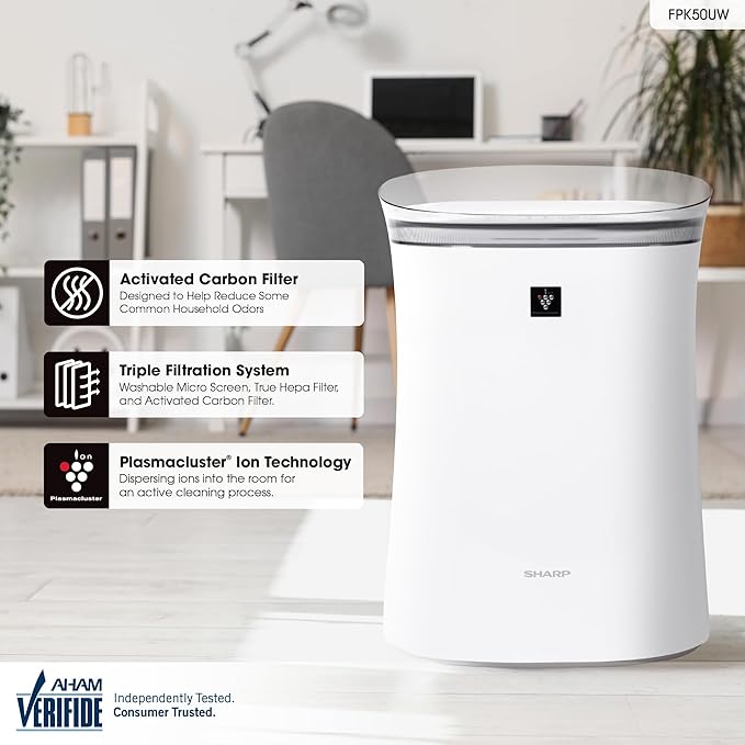 SHARP Air Purifier for Medium Rooms – Covers up to 1, 253 sqft in one hour - Image 3