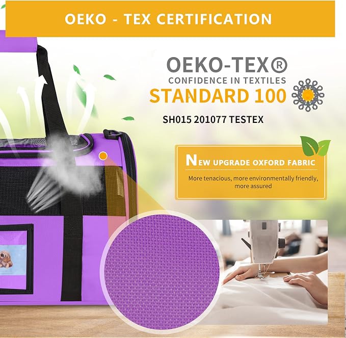 Cat Carrier Pet Carriers Airline Approved - Image 3