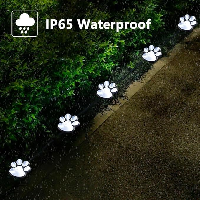 Paw Print Solar Lights - Image 5