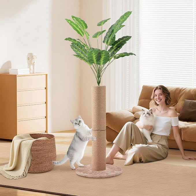 62 Inch Tall Cat Scratching Post - Image 6