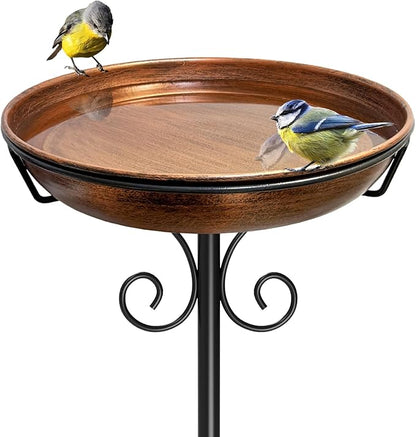 38In Freestanding Bird Bath for Outside, Detachable Birdbaths by iCHKED