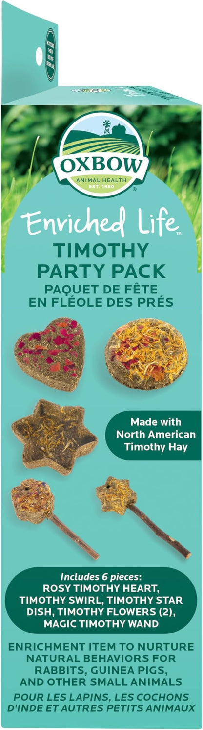 Oxbow Enriched Life Timothy Party Pack – Rabbit and Guinea Pig Toys, Chinchilla - Image 7