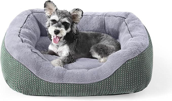 INVENHO Small Dog Bed Washable Orthopedic Calming Warming Durable Pet Bed by INVENHO