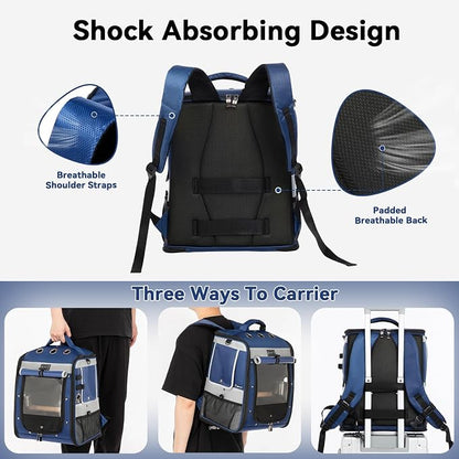 Petsfit Bird Carrier with Anti-Pecking Band, Bird Backpack Carrier with 2 Level - Image 5
