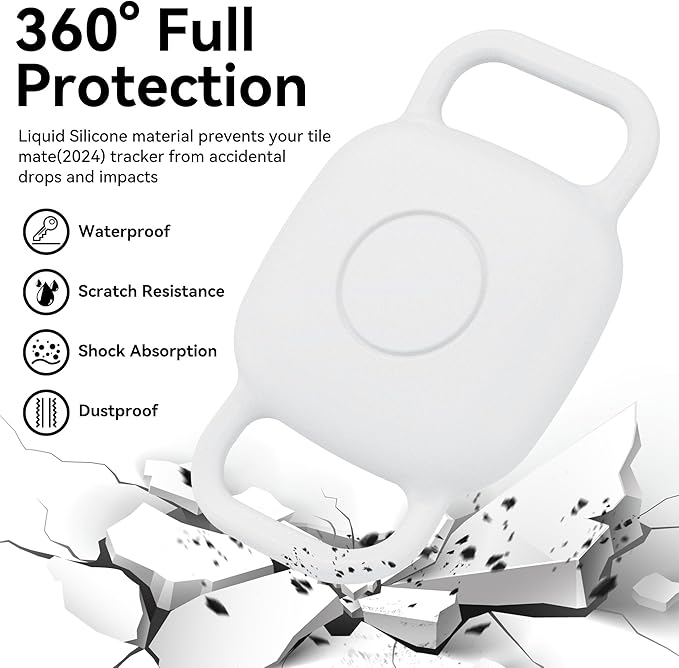 DDJ 2-Pack Dog Collar Holder for Tile Life360 Mate 2022 Tracker, Waterproof - Image 4