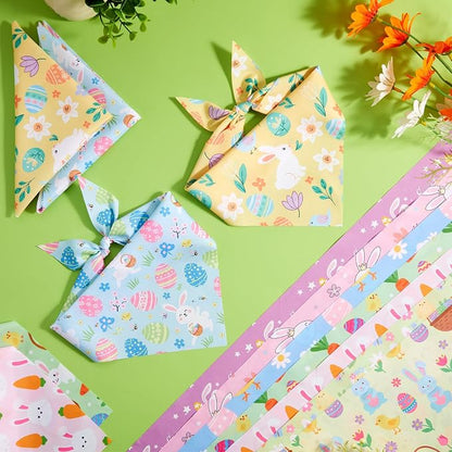 Weewooday 50 Pcs Easter Dog Bandanas Bulk - Image 5