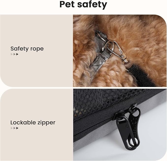 Dog Car Carrier Light Weight 24×17.7×20.5 in, Dog Carrier Easy to Assemble - Image 5