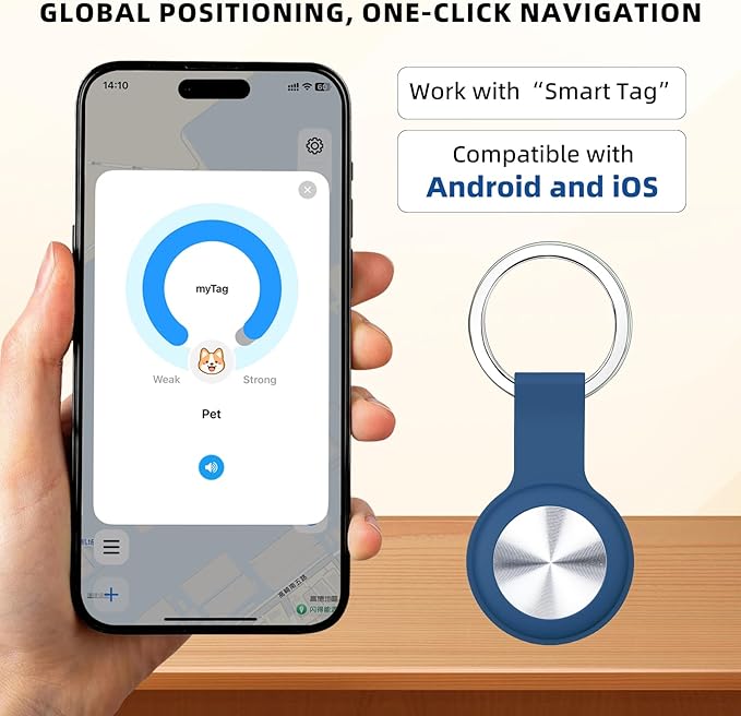 Tracker for Pets and Vehicles, Smart Dog and Cat Tracker Fits - Image 2