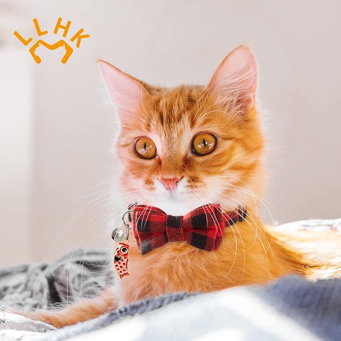 LLHK 4 Pack Small Fish Cat Collars - Image 2