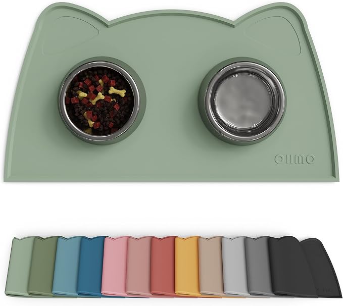 OHMO - Cat Food Mat, Silicone Pet Feeding Mat by OHMO