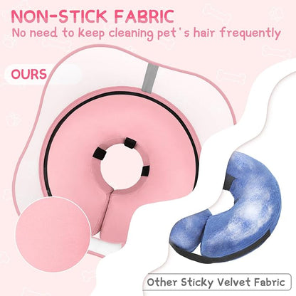 Supet Raised Inflatable Dog Cone Collar to Stop Licking, Soft Dog Cone - Image 4