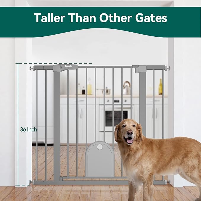 Babelio 36" Tall Auto Close Baby Gate - Image 3