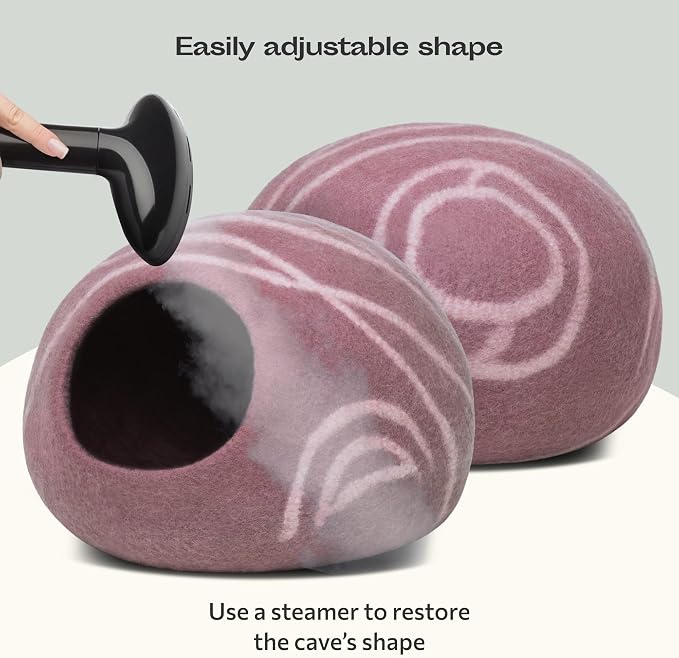 MEOWFIA Cat Cave – Premium Felt Cat Bed - Image 5