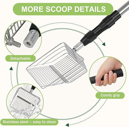 XBX Long Handle Cat Litter Scoop - Image 6