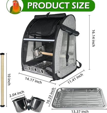 Bird Carrier Bag, Bird Travel Cage - Image 2