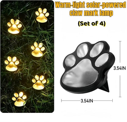 3pcs-Solar Paw Print Lights, Wireless of Cat Dog Animal Solar Lights Outdoor - Image 5