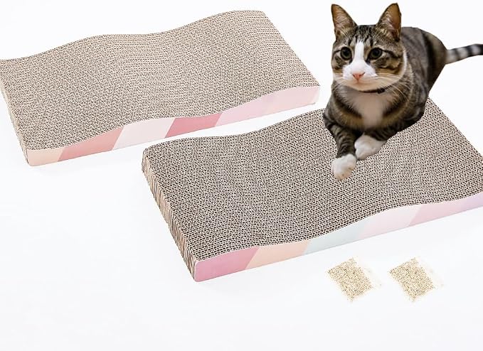 Cat Scratching Board cat Scratcher Cat Scratch Pad Cardboard cat scratchers by SIDAZON