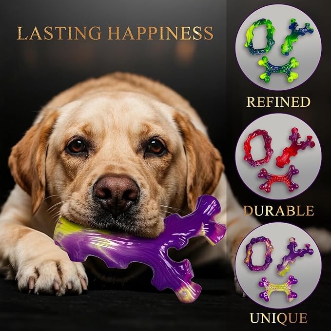 9-Pack Indestructible Dog Toys for Aggressive Chewers, Durable Chew Toys for - Image 4