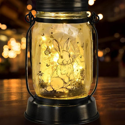 kyoryuger Bunny Gifts for Women/Men Bunny Lovers Solar Lantern Mom Birthday by kyoryuger