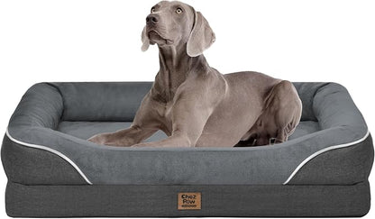 Washable Orthopedic Large Dog Bed by ChezPaw