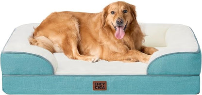 EHEYCIGA Orthopedic Dog Beds for Extra Large Dogs, Waterproof Memory Foam XL by EHEYCIGA