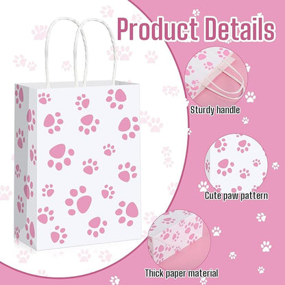 Blulu 20 Pcs Puppy Dog Paw Gift Bags - Image 2