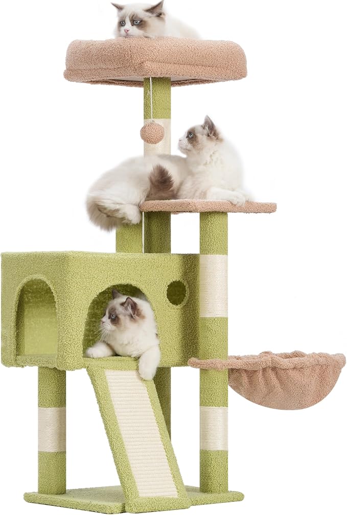 Cat Tree, 41.3" Cat Tower for Indoor Kittens - Image 9