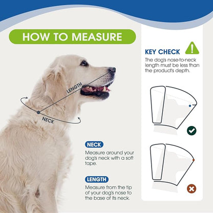 Dog Cone Collar After Surgery for Large Dogs, Adjustable Soft Cone for Dogs to - Image 3