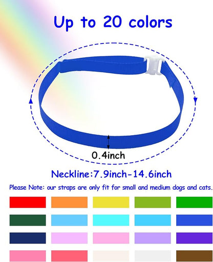 PET SHOW 100 Pack Dog Bow Tie Straps DIY Extension Strap - Image 3