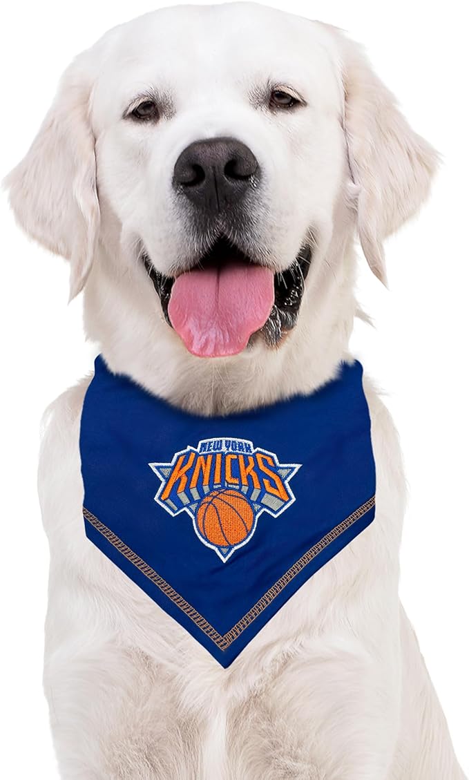 Pets First NBA New York Knicks TIE Bandana, Size Small/Medium. Dog Bandana - Image 5
