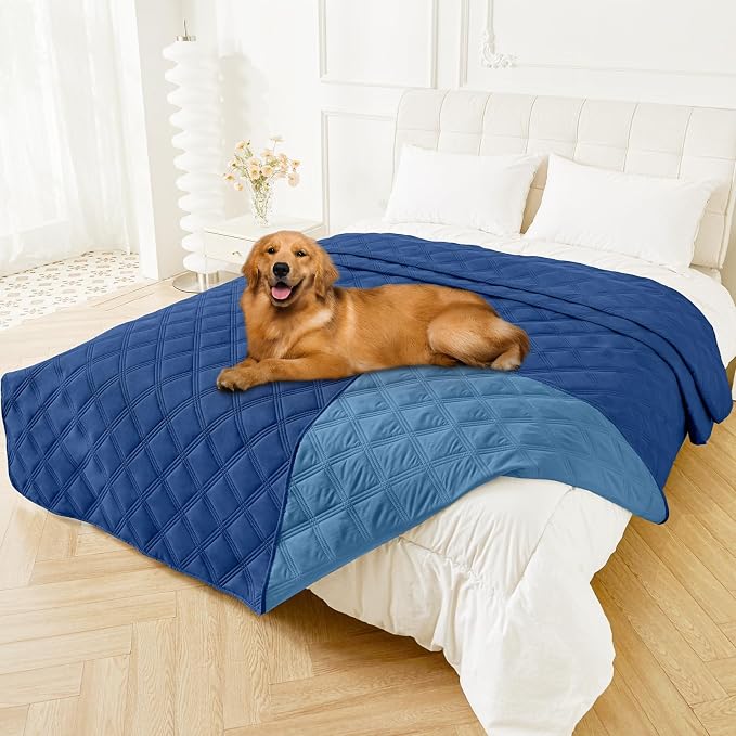 Smiry Waterproof Dog Bed Cover Blanket 82x120, Soft Reversible Pet Blanket by Smiry