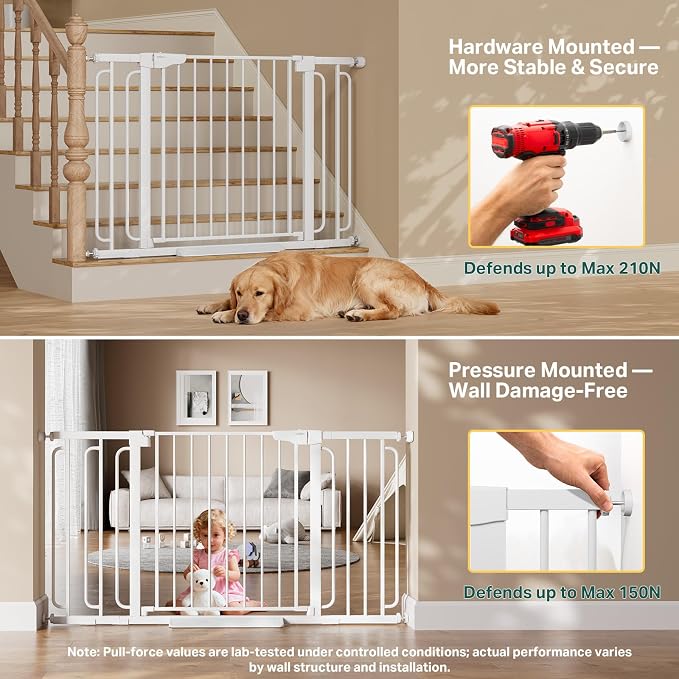 Cumbor 36.6-59" Extra Wide Baby Gate - Image 8